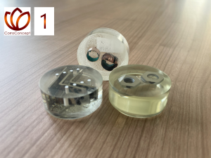 Beispiele Metallografische Schliffe: Kupferrohr, verzinkte Muttern, Schweißverbindung an nichtrostendem Stahl